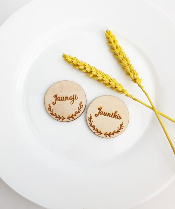Personalised Wooden table magnet ,,Any name,,