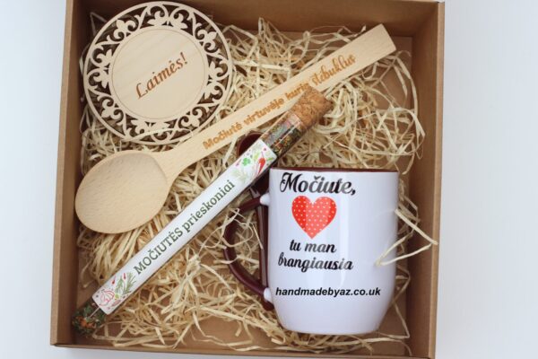 Gift set  ,,Mociute,Tu man Brangiausia,,