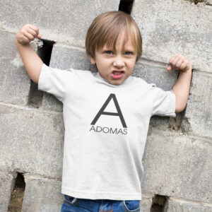Personalised Printed T-shirt for kids ,,ADOMAS,, (ANY NAME)