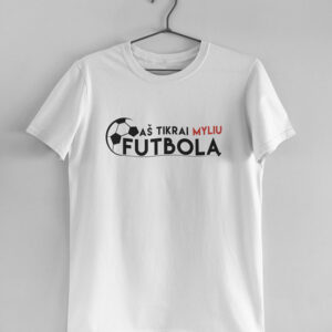 Printed T-shirt for Men „As tikrai myliu futbola,,