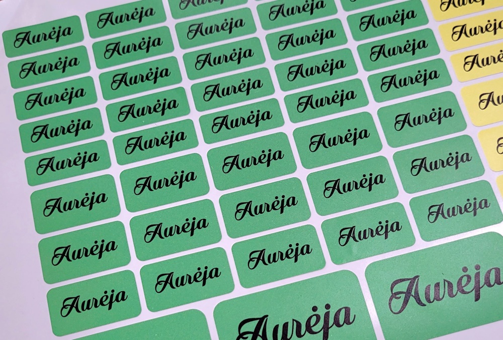 Personalised stickers ,,ANY NAME,, - Image 2