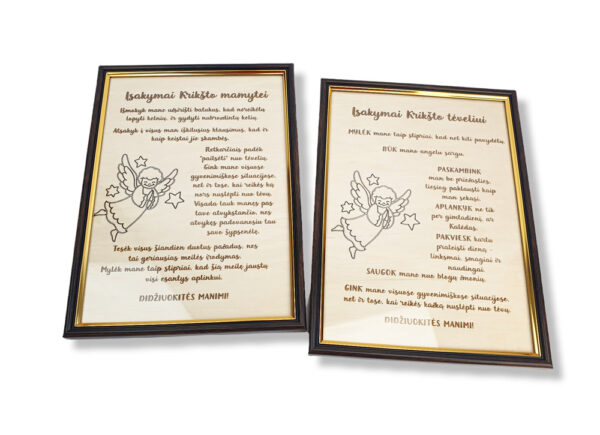 Frames for Godparents ,,Isakymai,,