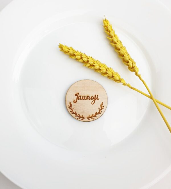Personalised Wooden table magnet ,,Any name,, - Image 2