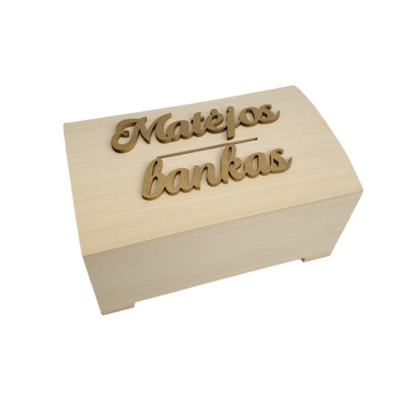 Personalised Piggy bank ,,Matejos bankas,, (ANY NAME)