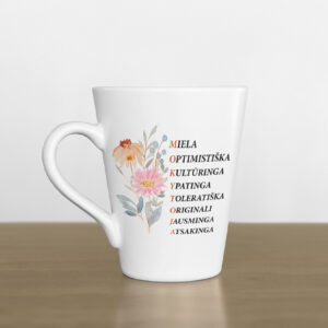Latte Cup ,,Mokytoja,,