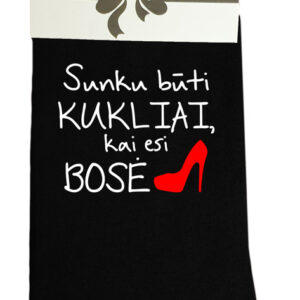Printed Sock for Women ,,Sunku buti kukliai,,