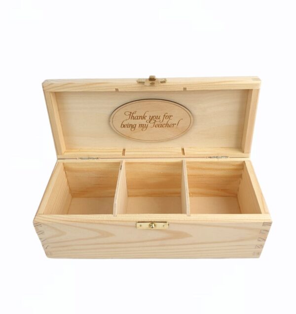 Wooden Tea Box ,,Teacher's tea...,, - Image 2