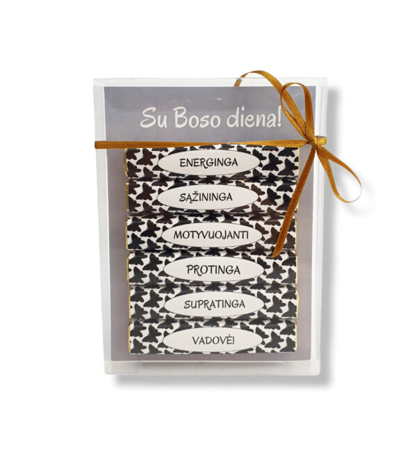 Mini chocolate set  ,,Su Boso diena,,