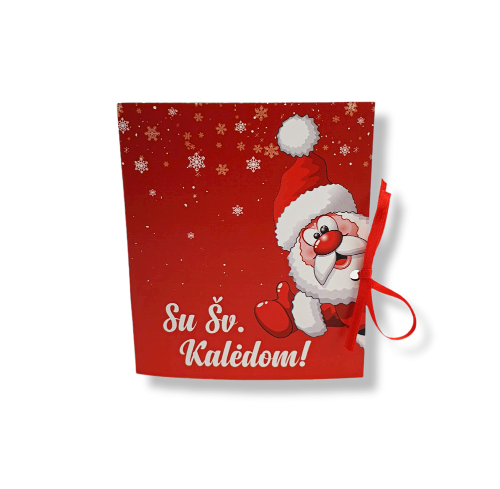Greeting card with chocolate ,,Su sv. Kaledom,, - Image 2