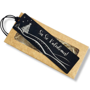 Leather Bookmark ,,Su sv. Kaledom,,