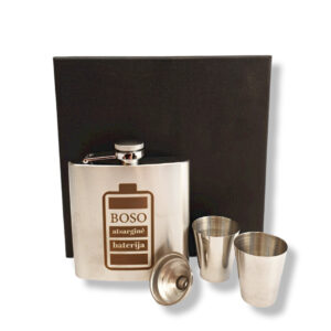 Metal Flask set ,,Boso atsargine baterija,,