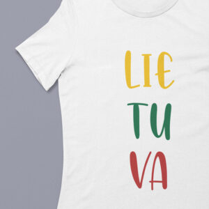 Printed T-shirt for Women ,,LIETUVA,,