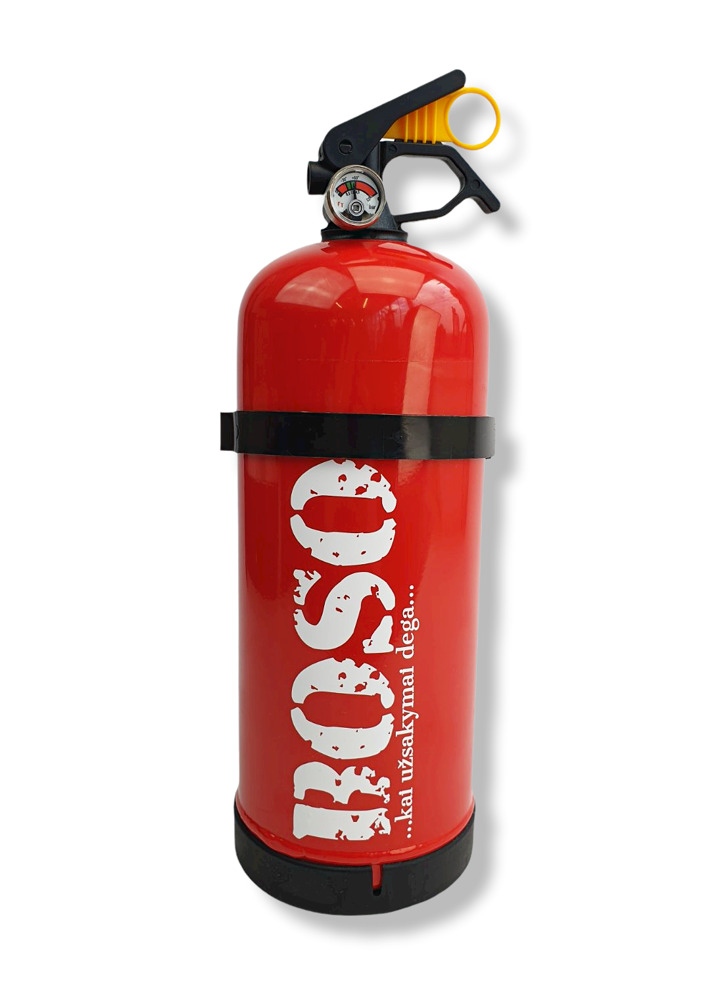 Fire Extinguisher with print ,,BOSO,,