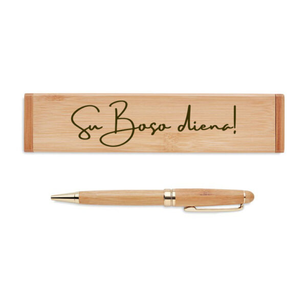 Bamboo Pen and Box Set ,,Su boso diena,,