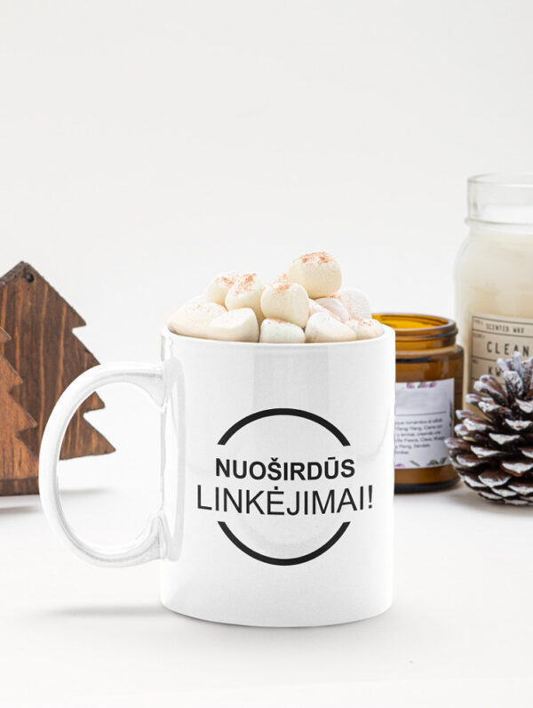 Cup  „Nuosirdus linkejimai,,