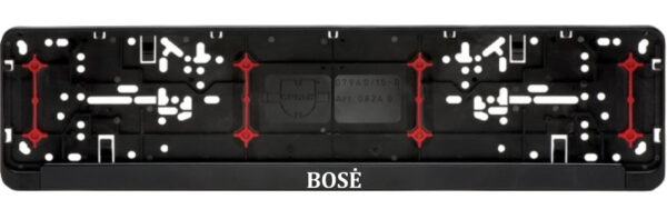 Car registration number plate (2pcs) „Bose,,