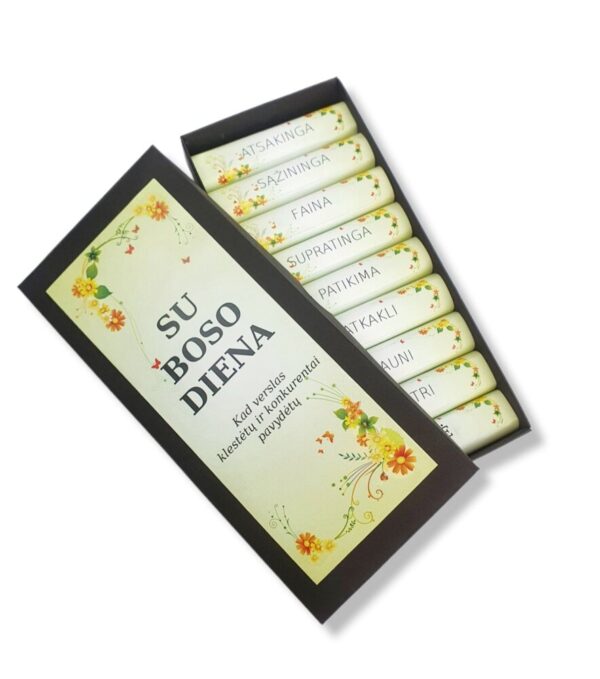 Mini chocolate set  ,,Su Boso diena,,