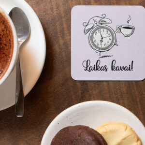 Fabric Cup tray ,,Laikas kavai,,