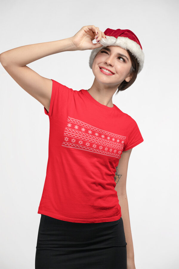 Printed T-shirt for Women ,,Christmas ornament,,