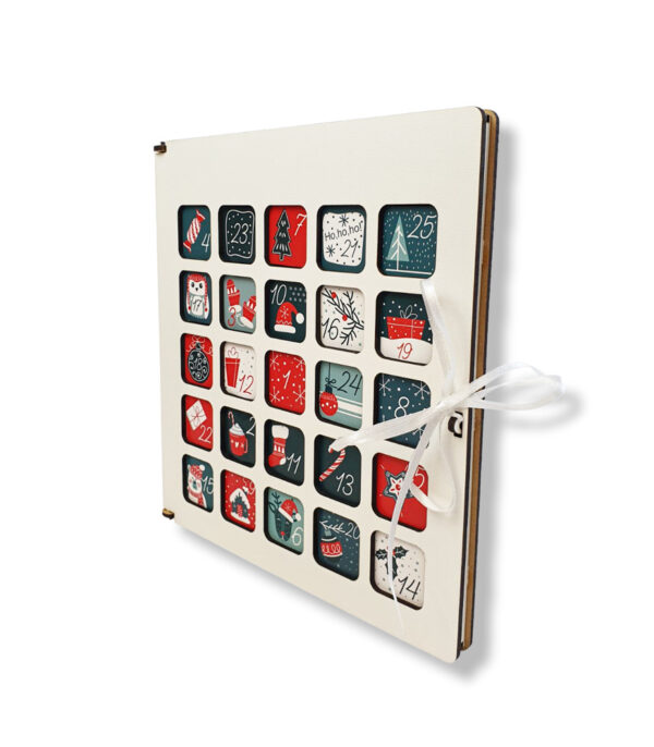 Personalised Advent Calendar with Mini chocolate ,,Militos Advento kalendorius,, (ANY NAME) - Image 3