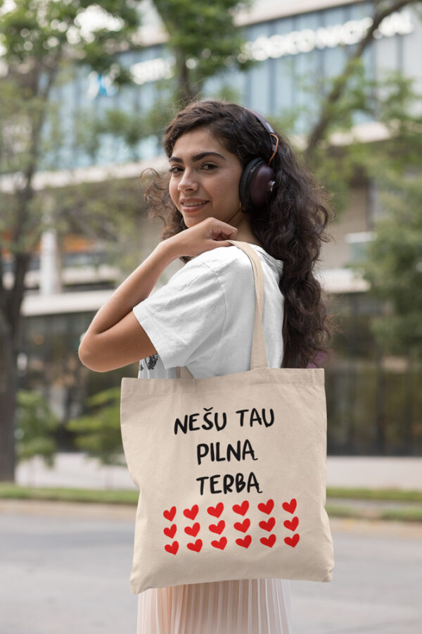 Shopping bag ,,Nesu Tau pilna terba,,