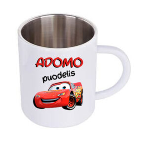 Personalised Metal cup ,,Adomo puodelis,,