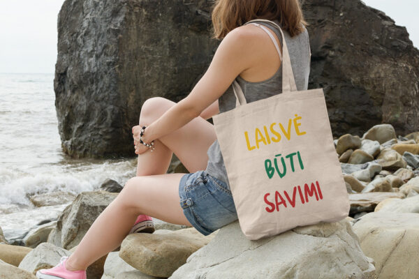 Shopping bag ,,Laisve buti savimi,,