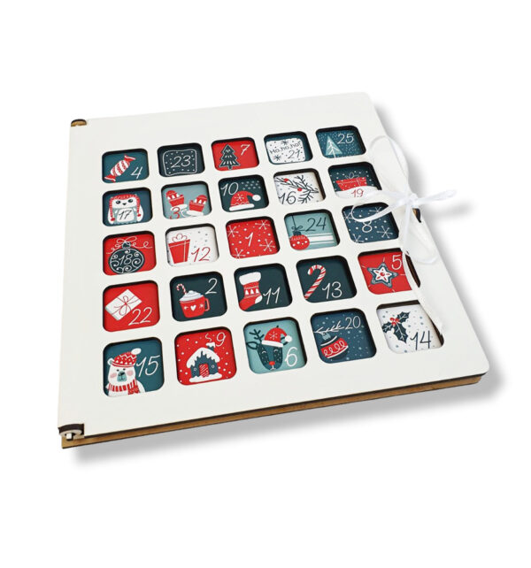 Personalised Advent Calendar with Mini chocolate ,,Militos Advento kalendorius,, (ANY NAME) - Image 2