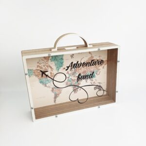 Piggy bank luggage ,,Adventure fund,,
