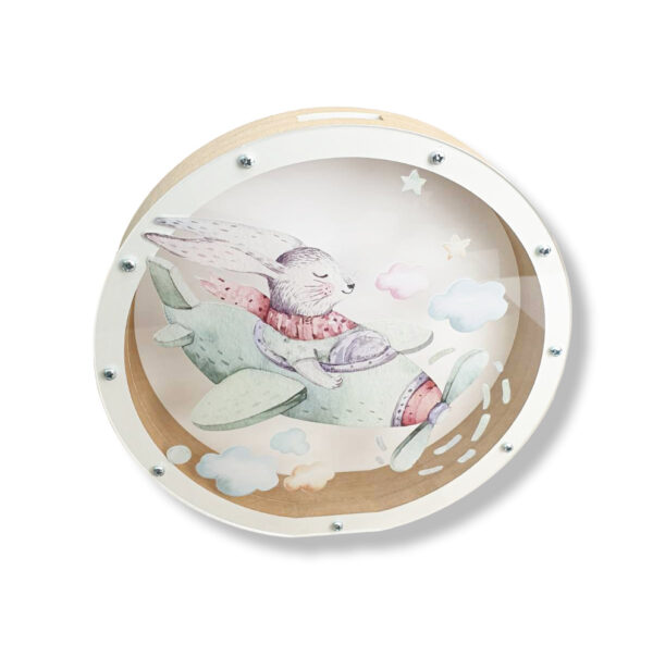 Piggy bank ,,RABBIT ON THE PLANE,, - Image 2