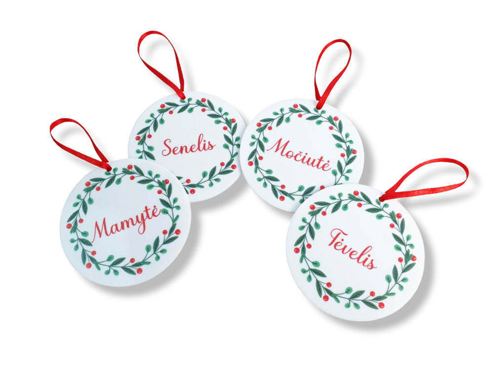 Personalised CHRISTMAS BAUBLES (ANY NAME) - Image 2