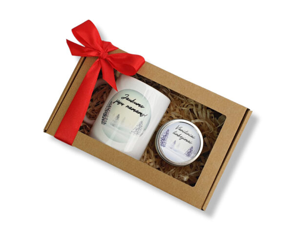 Gift set with cup and candle,, Jaukumo Jusu namams,, - Image 2