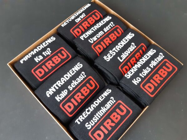 Printed Sock set for Men ,,Dirbu,,
