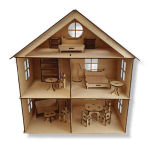 Wooden doll house