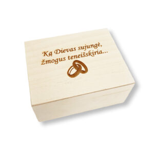 Ring box ,,Ka Dievas sujunge..,,