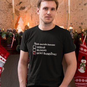 Printed T-shirt for Men „Siais metais buvau,,