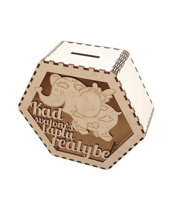 Piggy bank ,,Kad svajones taptu realybe,,
