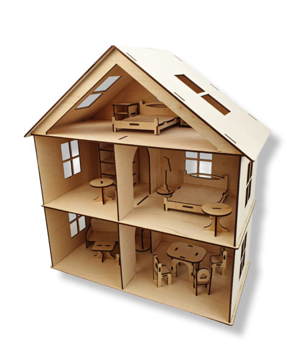 Wooden doll house - Image 2
