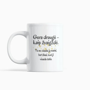 Cup  „Gera drauge kaip zvaigzde...,,