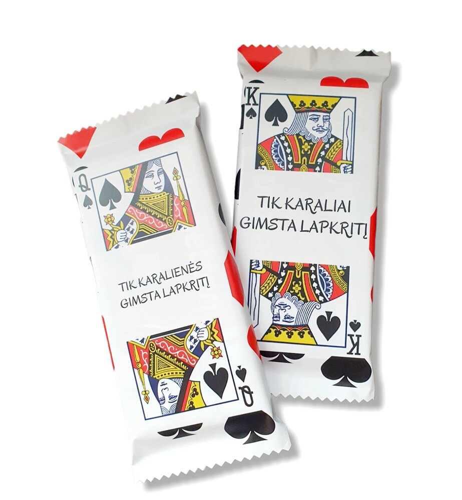 Chocolate Bar ,,Tik Karaliai Karalienes gimsta lapkriti,,
