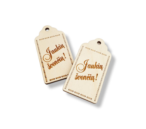 GIFT  tag ,,Jaukiu svenciu,,