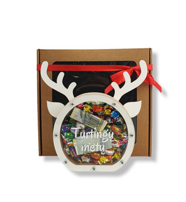 Personalised Piggy bank   with cardboard ,,Turtingu metu,, - Image 3