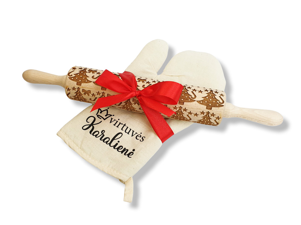 Oven Glove with rolling pin ,,Virtuves Karaliene,,