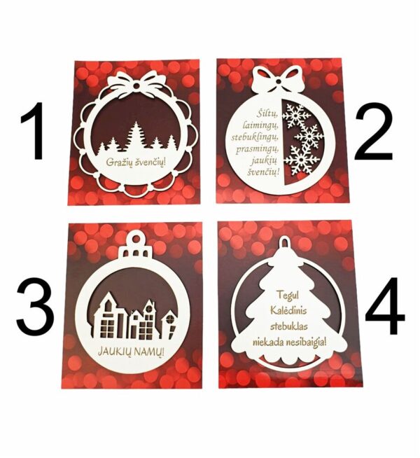 White Christmas bauble