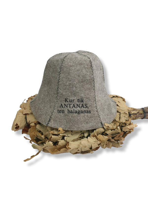 Personalised Sauna hat,, ANY TEXT,, - Image 6