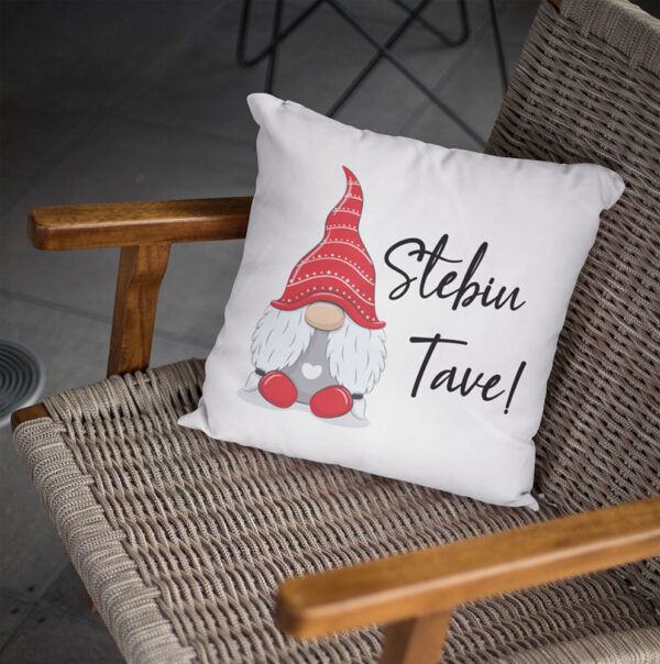 Pillow with print ,,Stebiu tave,,
