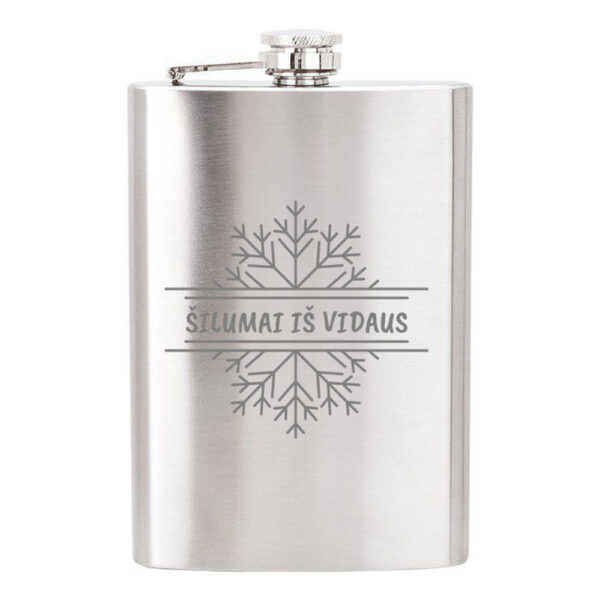Metal Flask ,,Silumai is vidaus,,