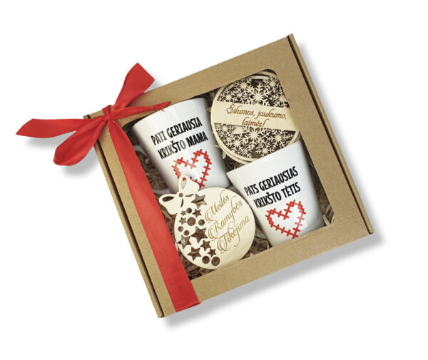 Gift set for Godparents ,,Kriksto Teveliams,,