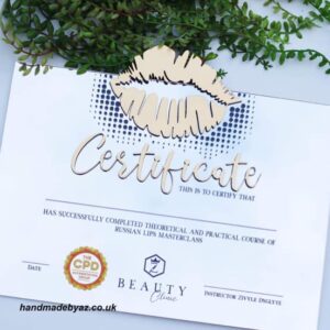 Personalised Certificate