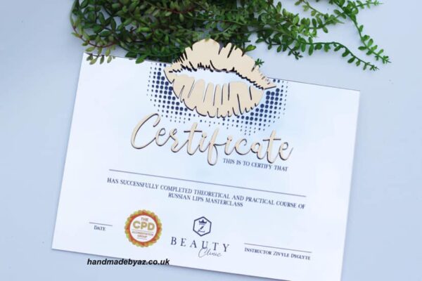 Personalised Certificate